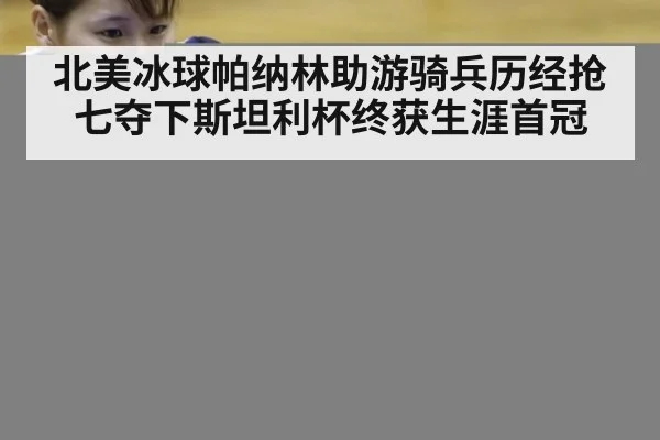 北美冰球帕纳林助游骑兵历经抢七夺下斯坦利杯终获生涯首冠